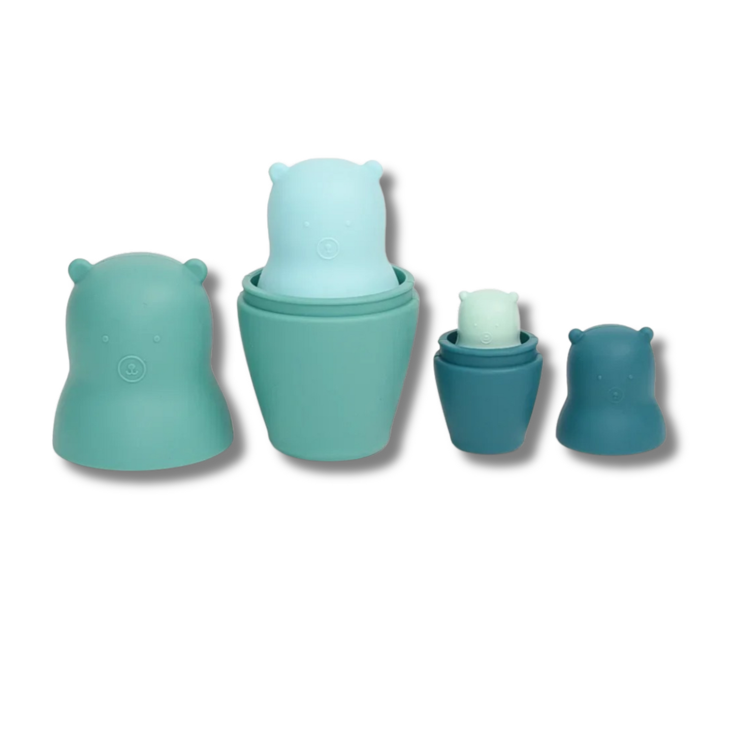 Muñecas de oso de silicona para apilar y anidar | Hunny Bubba Niños