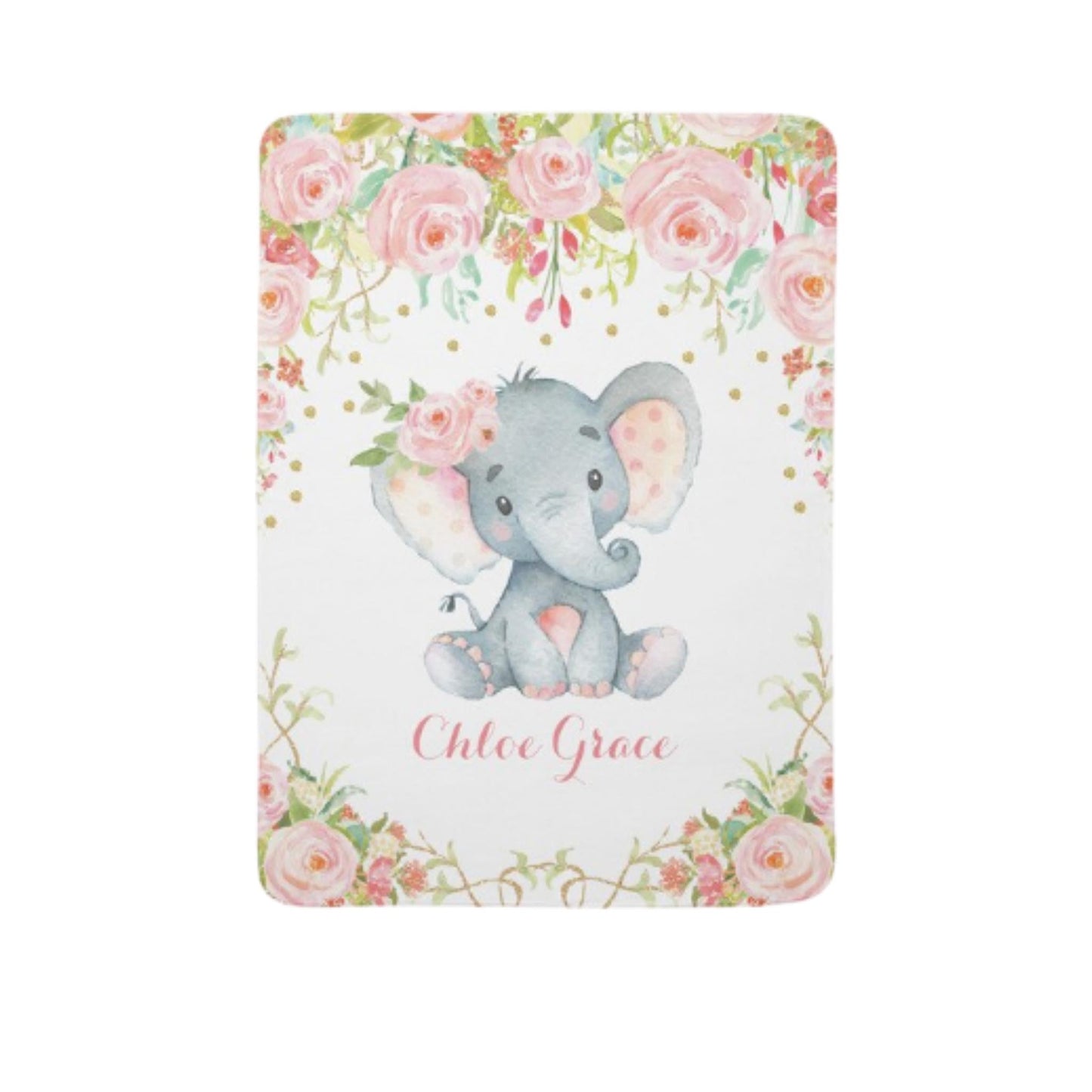 Personalized Baby Girl Fleece Blanket - Hunny Bubba Kids