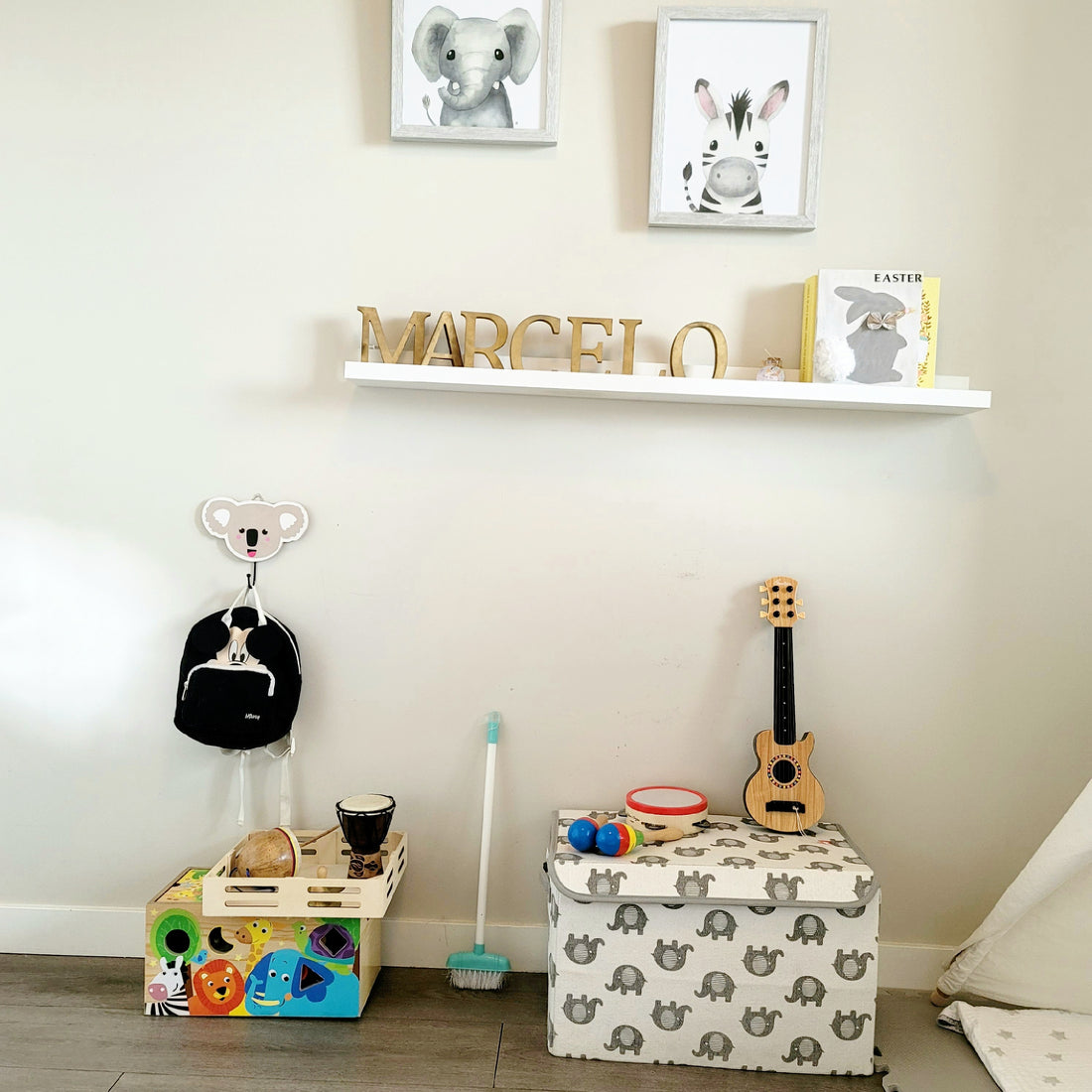 A Montessori space set up at home for babies and toddlers