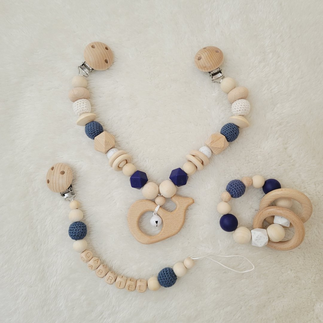 Personalized Pacifier Clips - Hunny Bubba Kids 