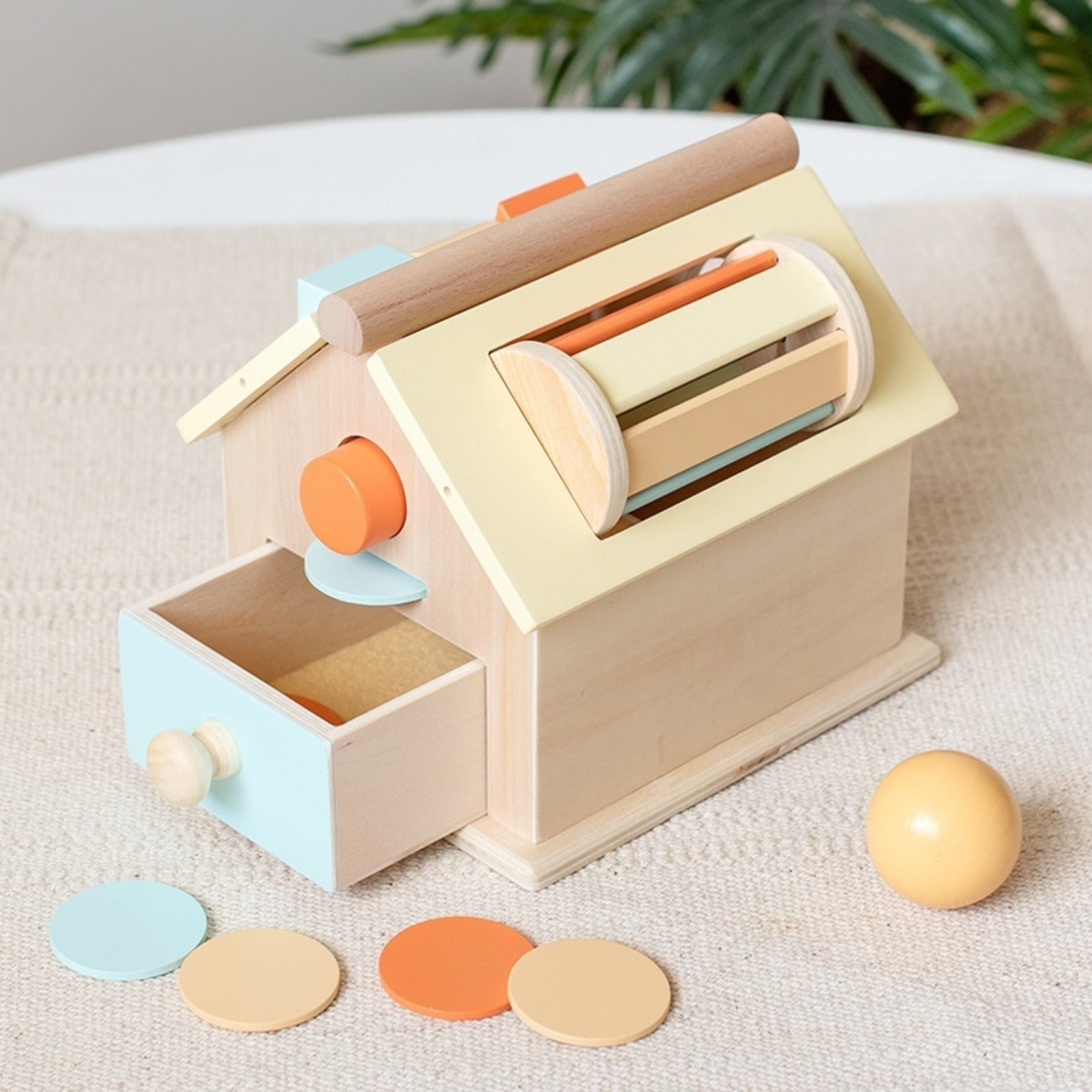 4 in 1 Wooden Montessori Toy House