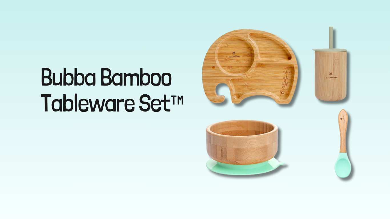 Banner of bubba bamboo tableware set