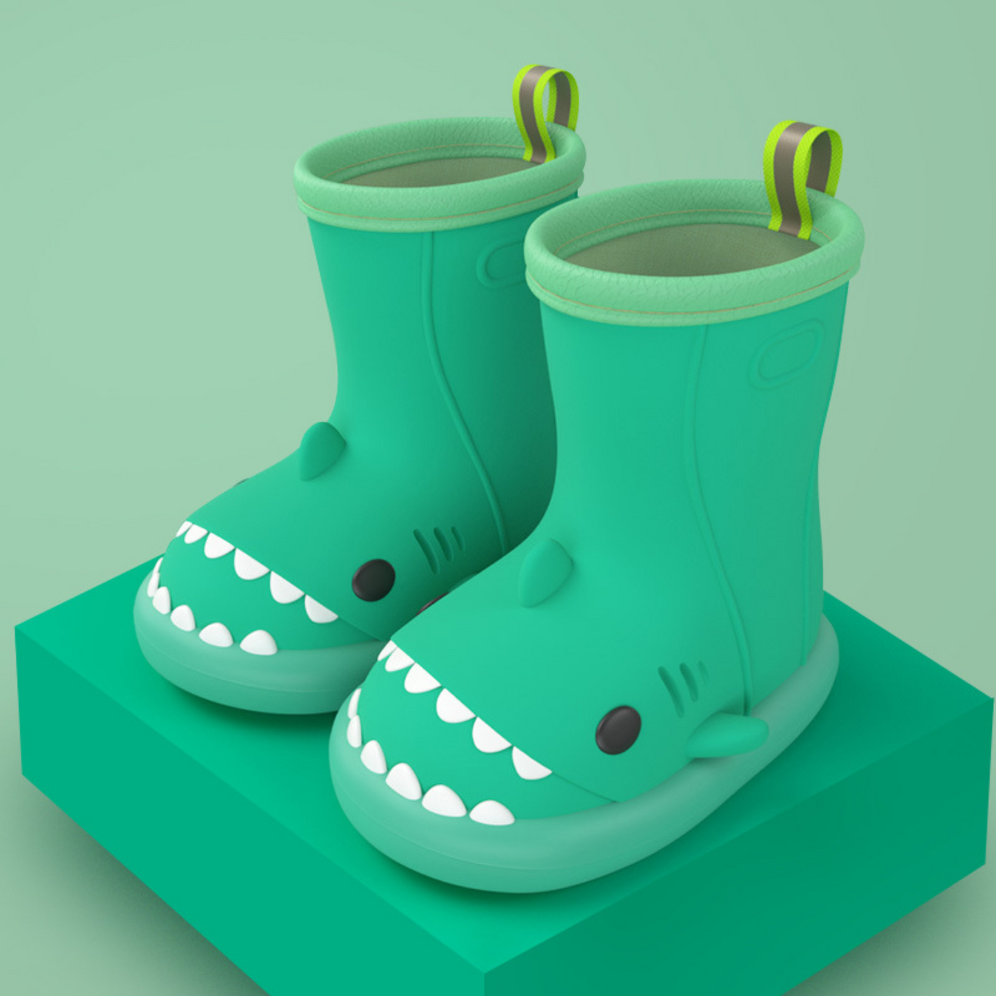 Botas de lluvia de tiburón