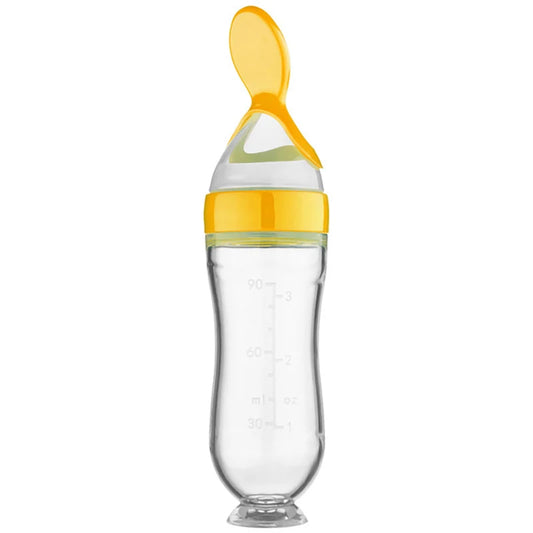 self-feeding baby spoon
