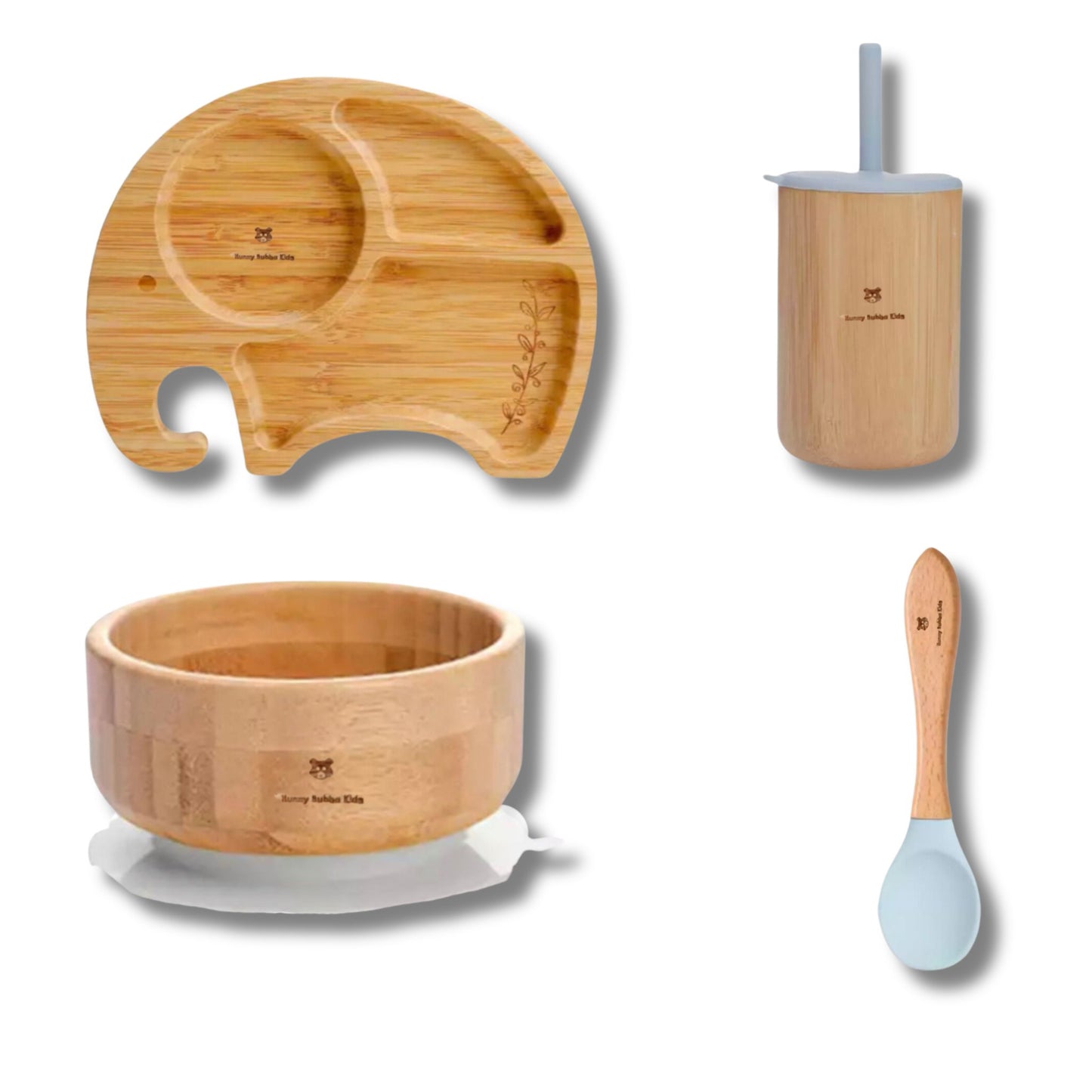 Bubba Bamboo Baby Tableware Set™ - Hunny Bubba Kids