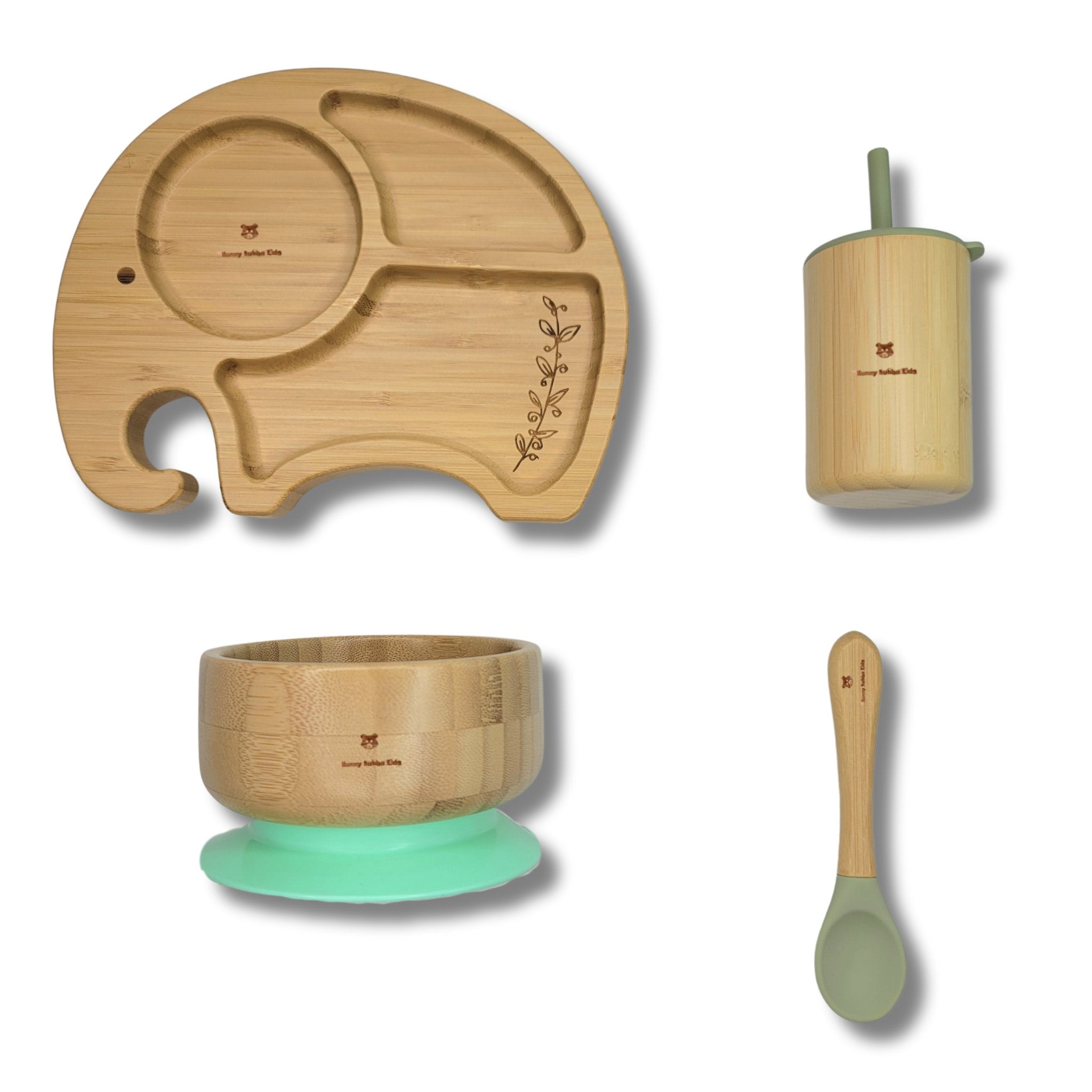 Bamboo Baby Tableware set Bamboo dinnerware Set Hunny Bubba Kids Hunny Bubba Kids