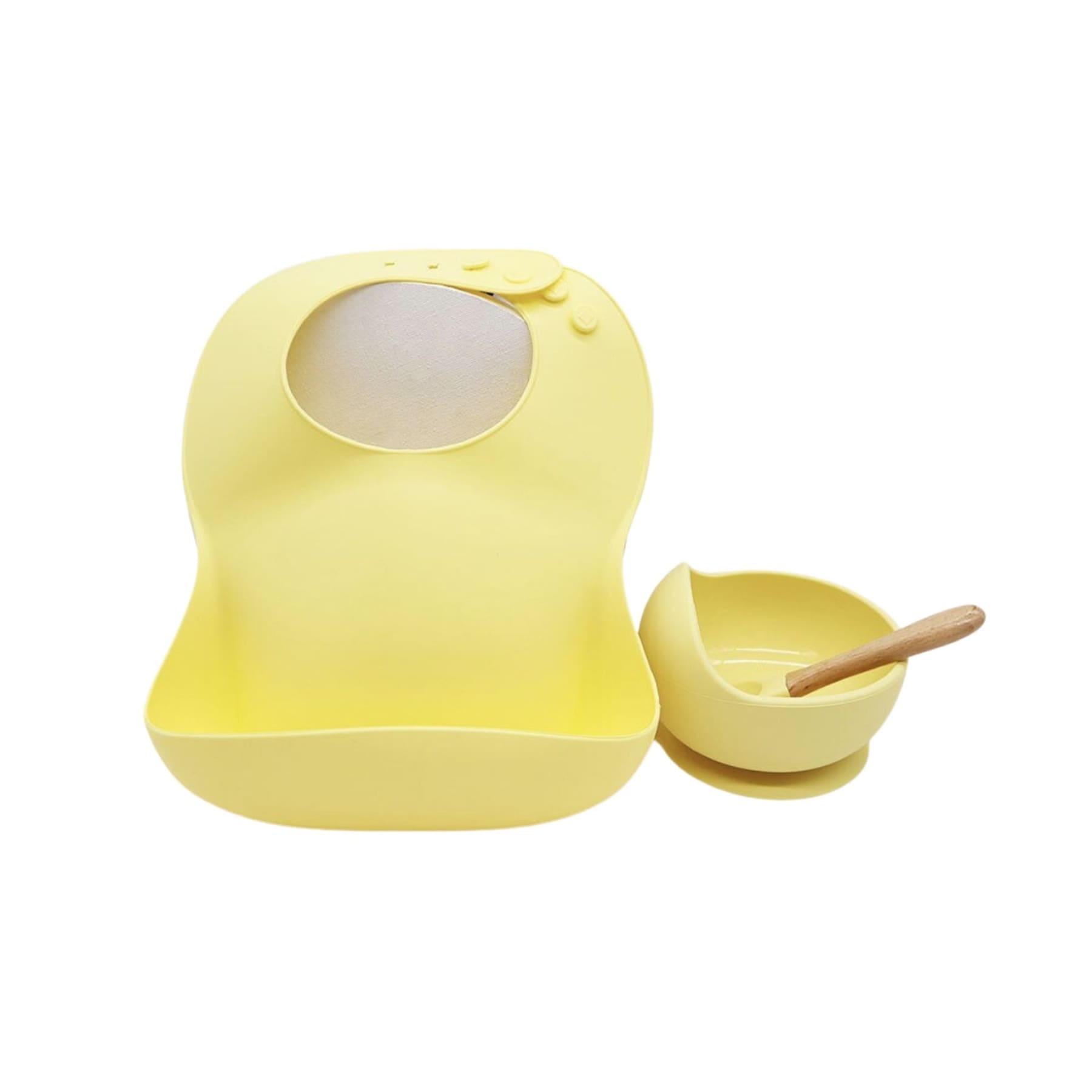 Dining Set - Silicone Bib and Suction Bowl with Spoon - Hunny Bubba Kids