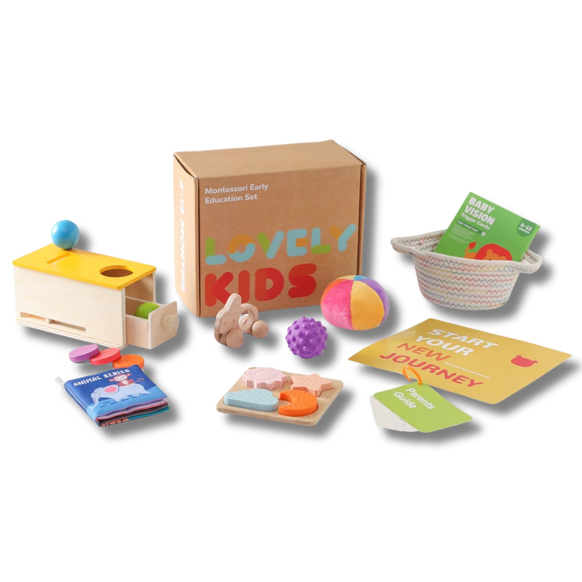 HBK Montessori Baby Toy Box Kit - Hunny Bubba Kids