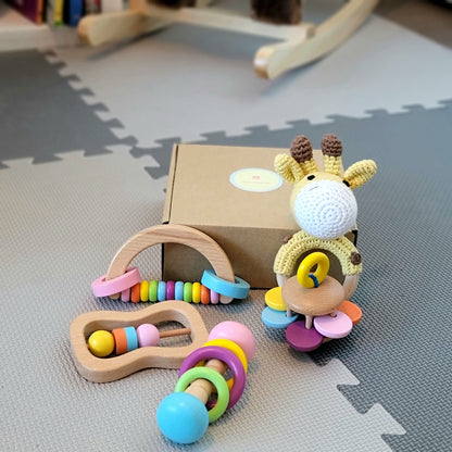 Montessori Wooden Baby Toy Set - Hunny Bubba Kids