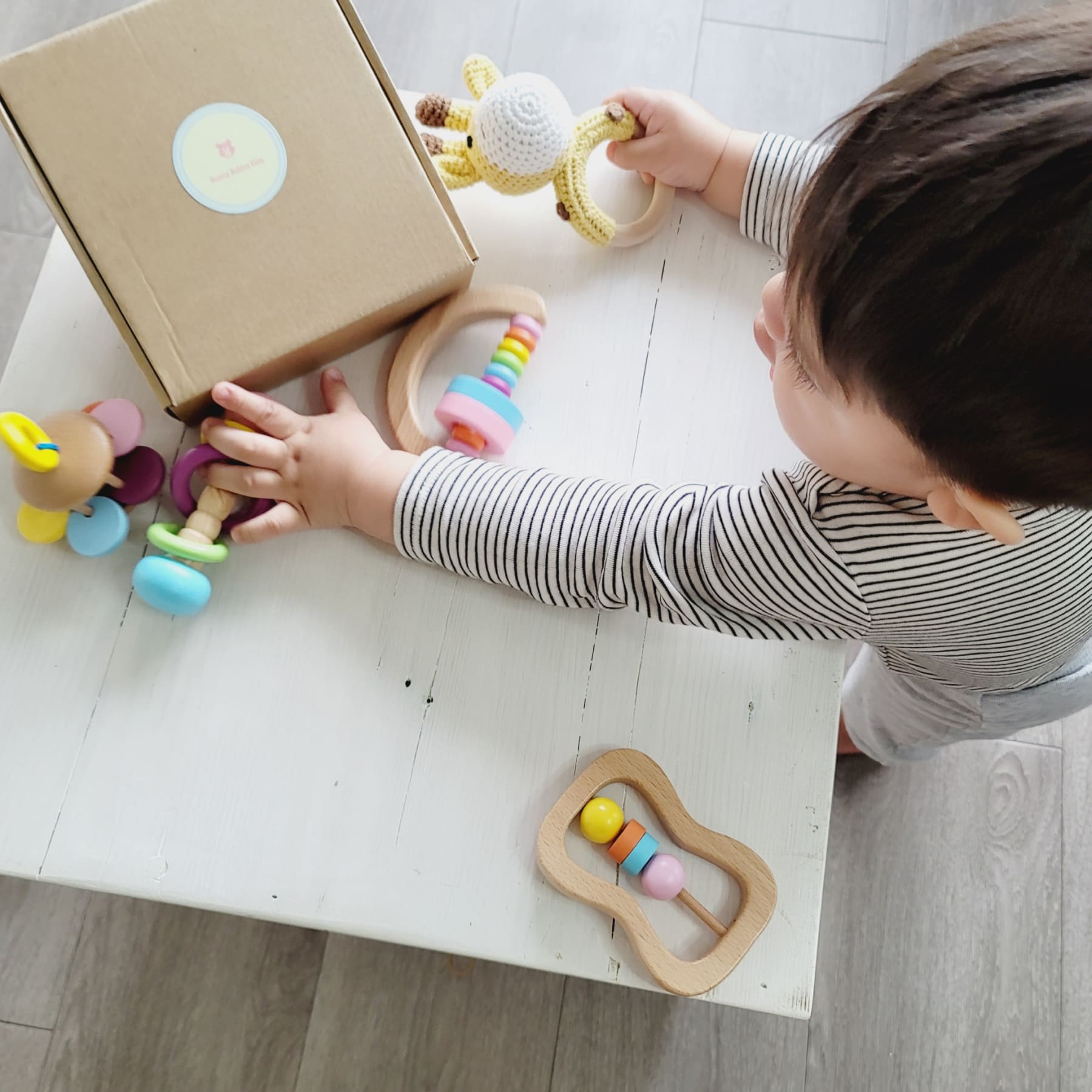 Montessori Wooden Baby Toy Set - Hunny Bubba Kids