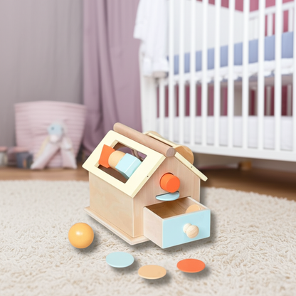4 in 1 Wooden Montessori Toy House