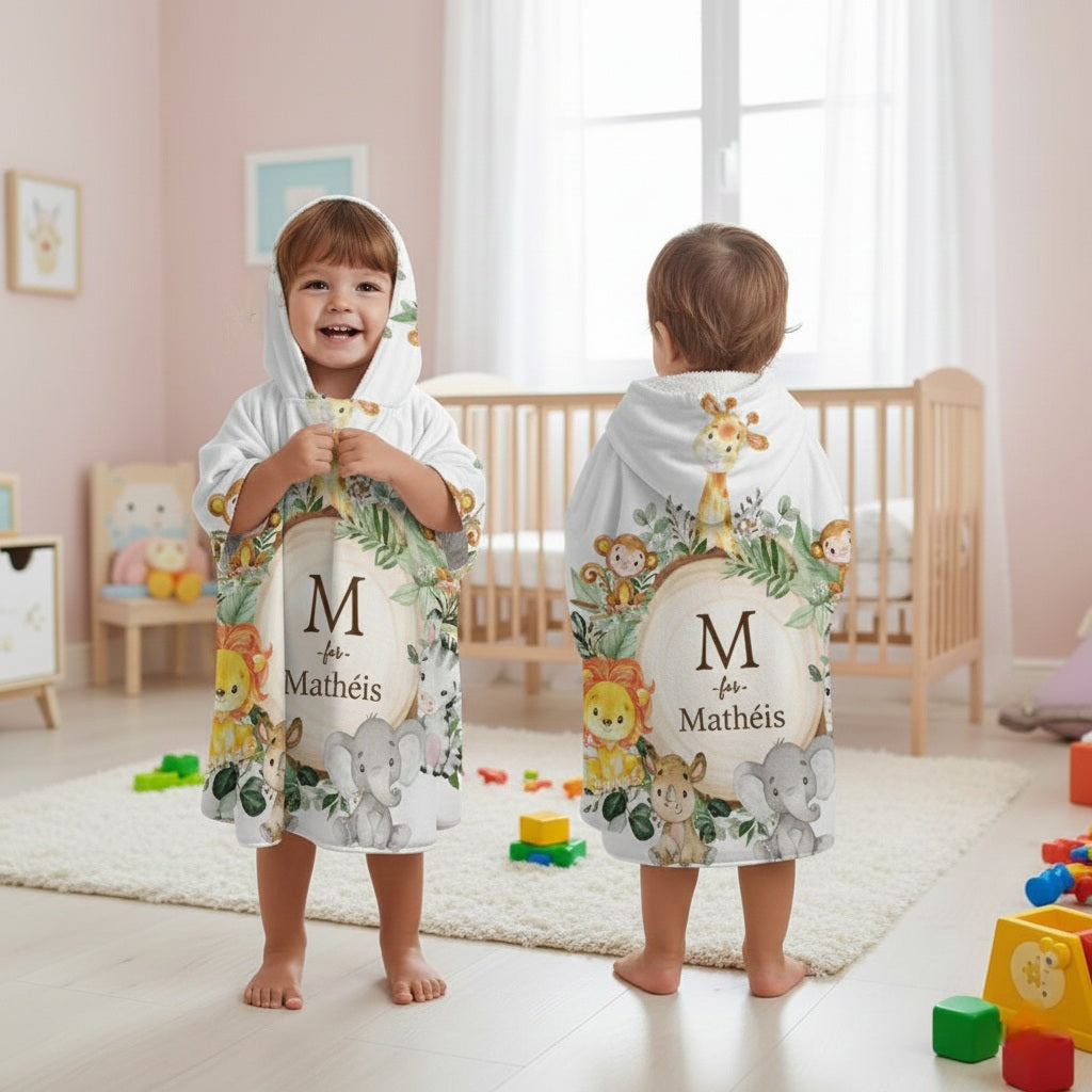 Mantas con capucha personalizadas | Hunny Bubba Niños