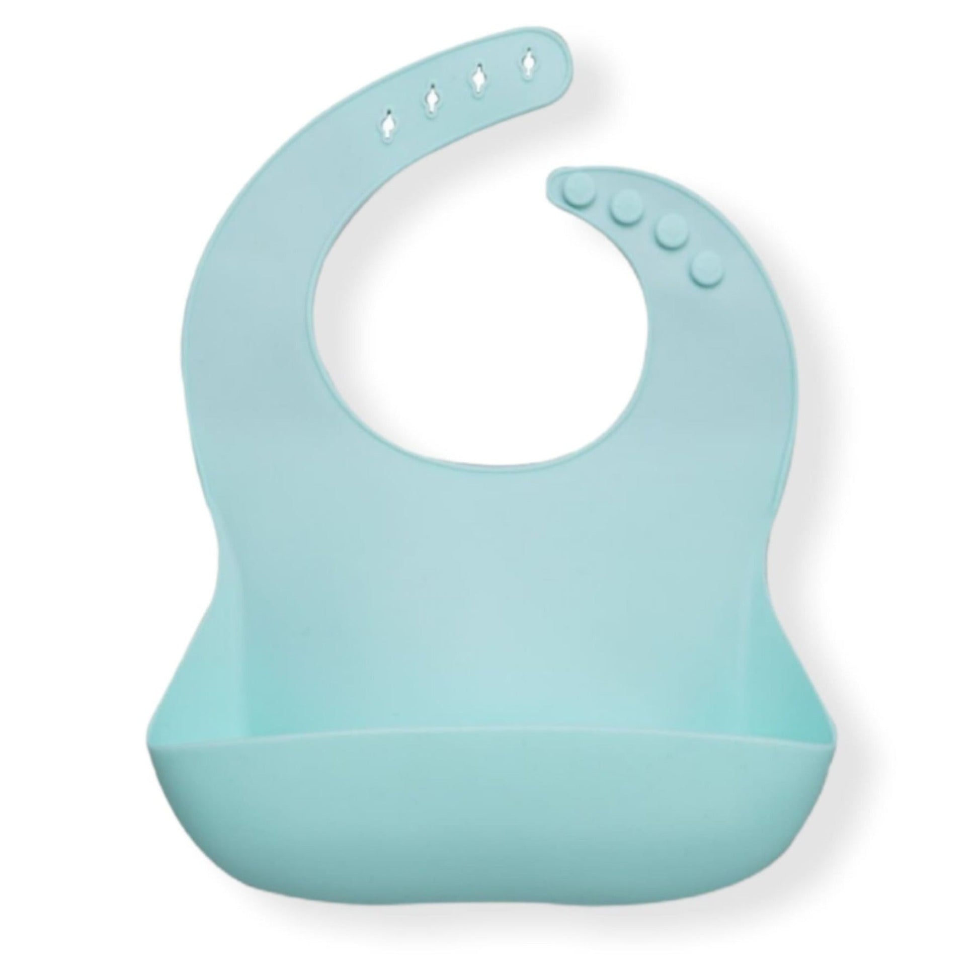 Silicone Baby Bibs with solid colour | Hunny Bubba Kids - Hunny Bubba Kids