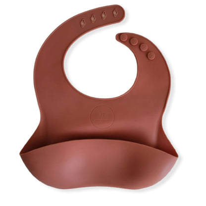 Silicone Baby Bibs with solid colour | Hunny Bubba Kids - Hunny Bubba Kids