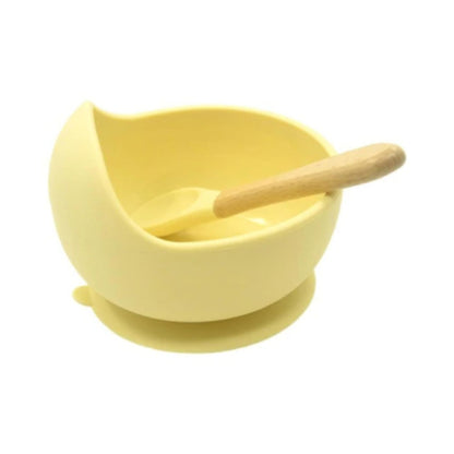 Silicone Suction Baby Bowl and Spoon - Hunny Bubba Kids