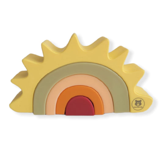 Silicone Sun Stacking Toy | Hunny Bubba kids - Hunny Bubba Kids