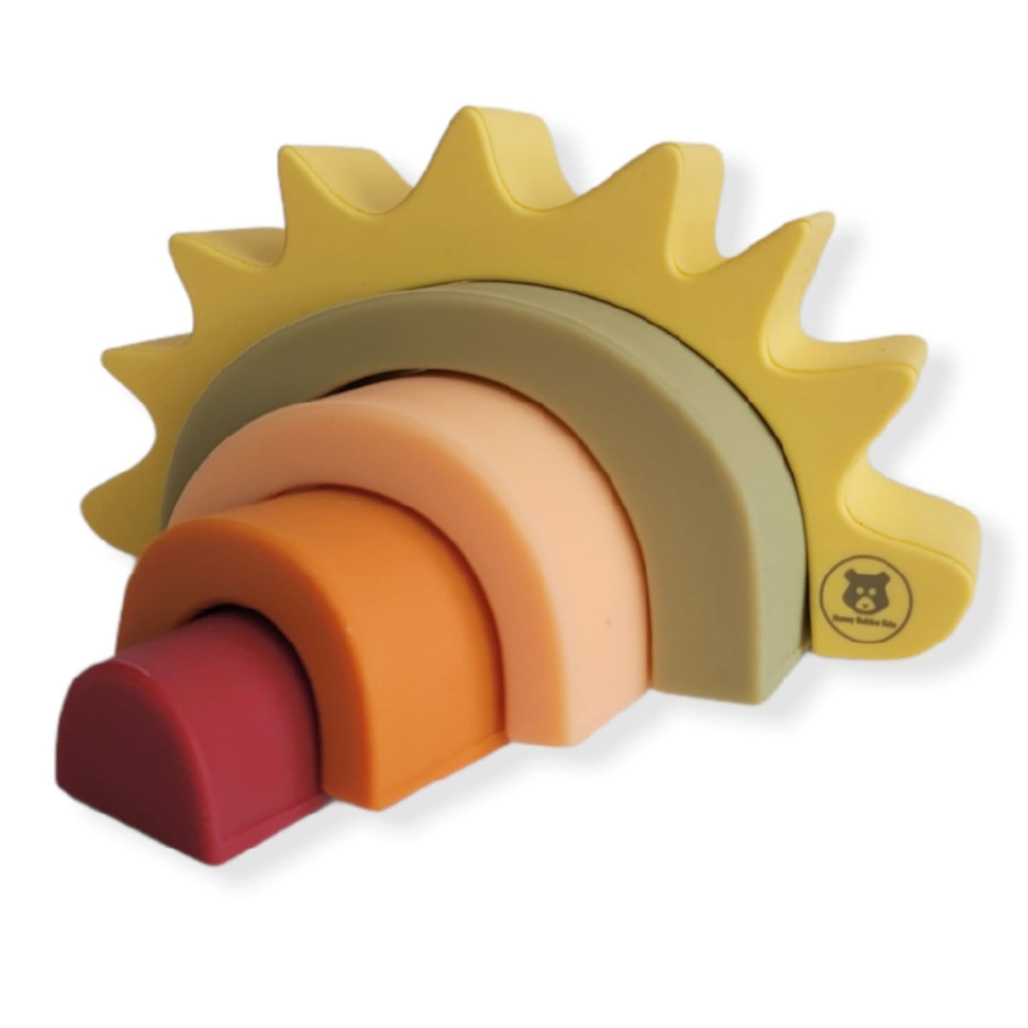 Silicone Sun Stacking Toy | Hunny Bubba kids - Hunny Bubba Kids