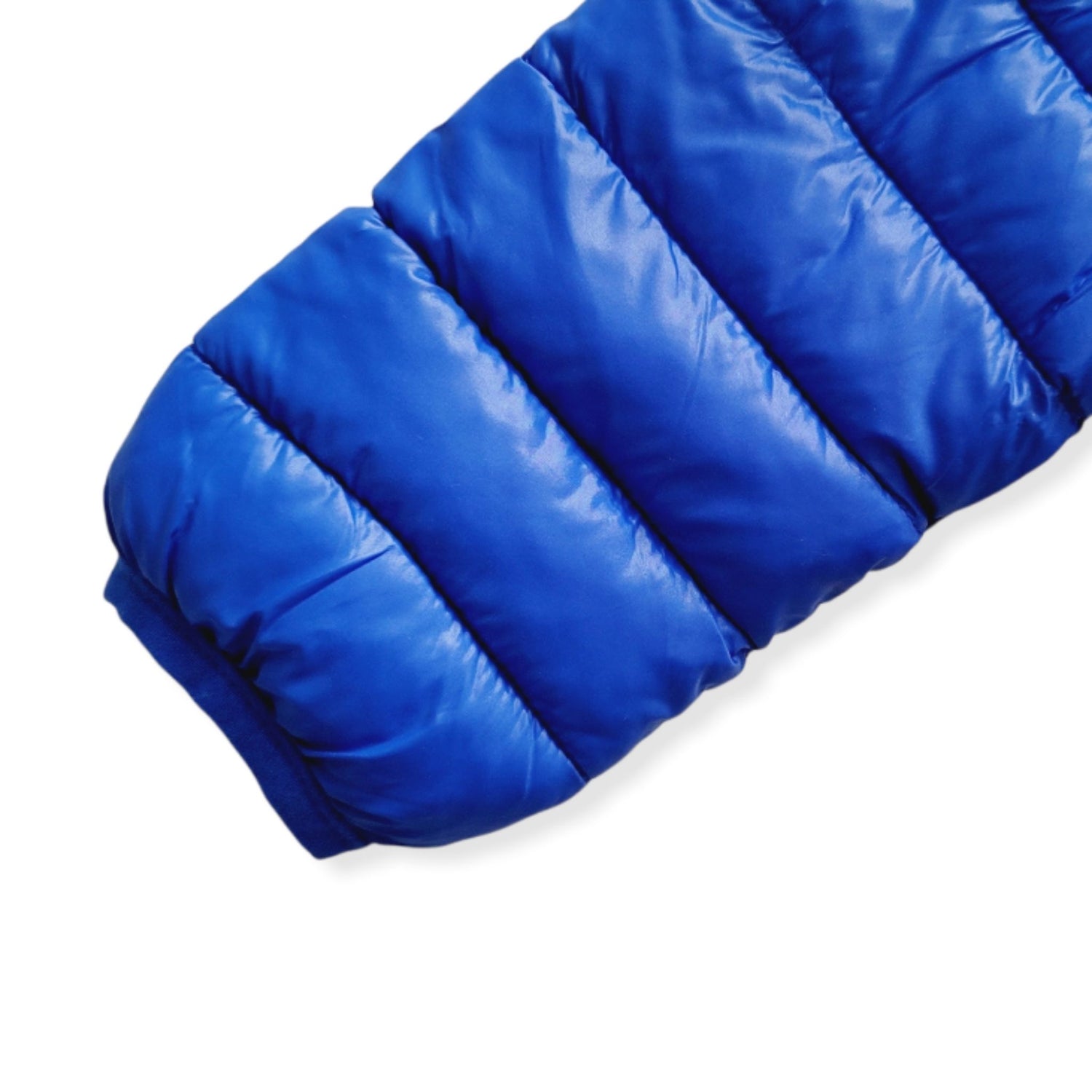 Puffer Jacket with Ears for Babies & Toddlers in Blue- Details