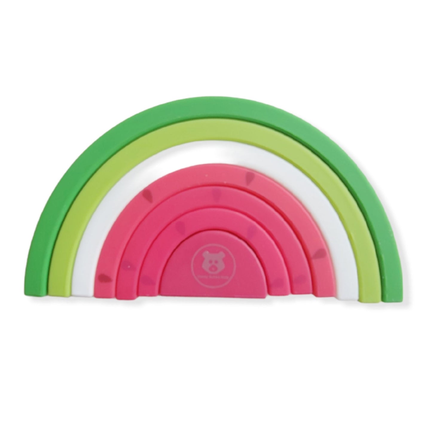  Watermelon Silicone Stacking and Nesting Toy | Hunny Bubba Kids