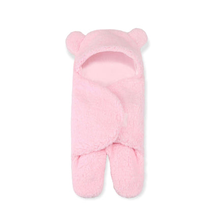 Pink baby sleeping bag and swaddle for winter - hunny bubba kids