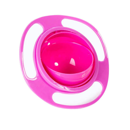 Anti-spill Gyro Bowl for Babies | Hunny Bubba Kids - Pink 
