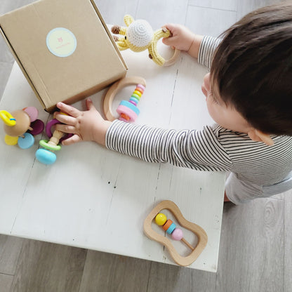 Montessori Wooden Toys Baby Gift Set | Hunny Bubba Kids - 