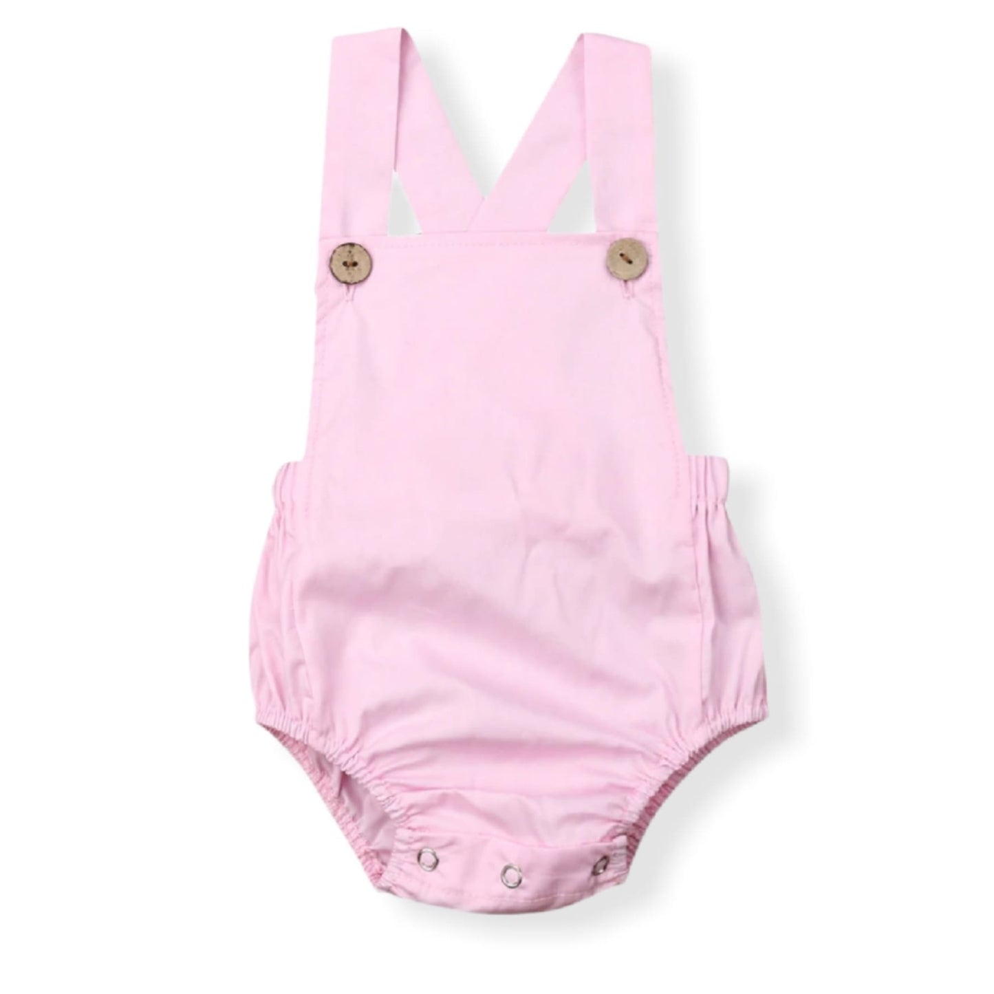 Freedom Baby Romper | Hunny Bubba Kids - Light Pink / 0-3 