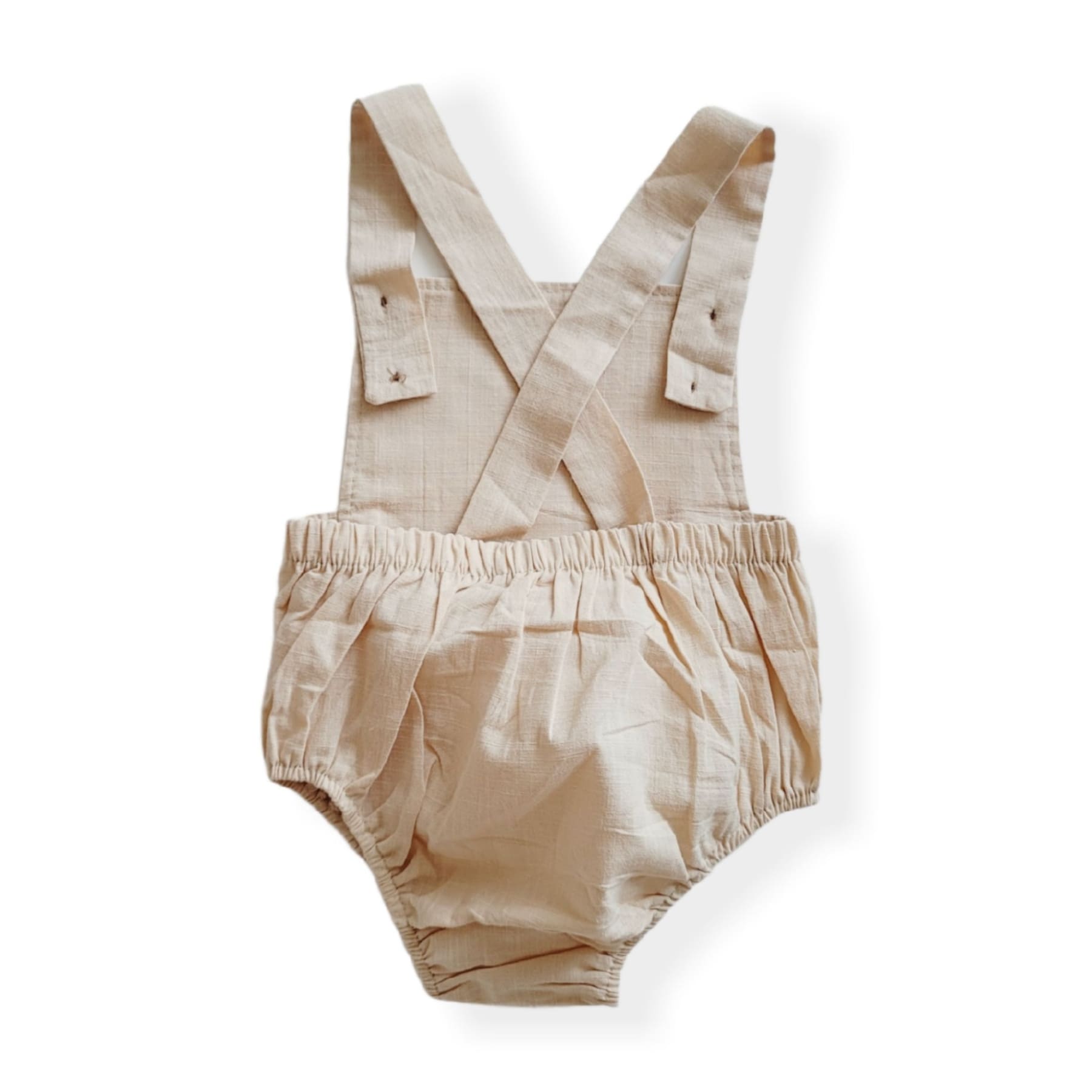 rear view of cute baby and toddler romper or onesie for summer, comfortable and light , made of cotton - Hunny Bubba Kids