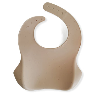 the back side of a baby silicone bib for sale