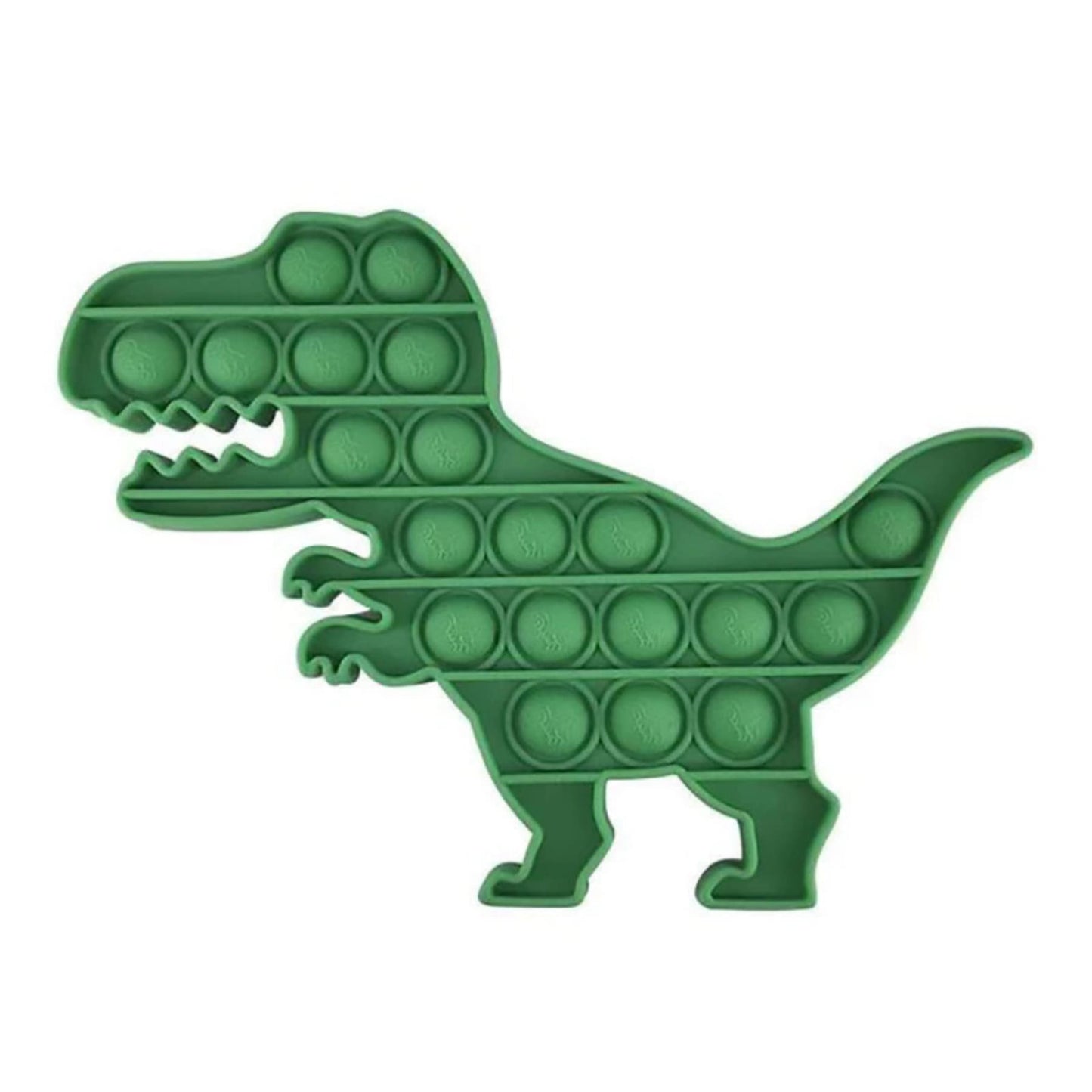 Green dinasour pop-it fidget toy for babies and kids - hunny bubba kids