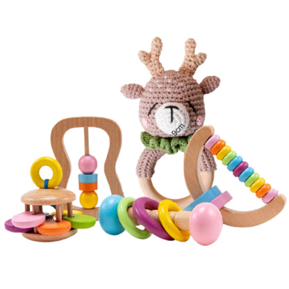 Deer montessori toy, baby gift set toy | Hunny Bubba Kids