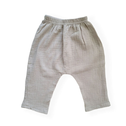 Pancho summer pants for babies and toddlers, cotton pants, fresh and comfortable- Hunny Bubba Kids