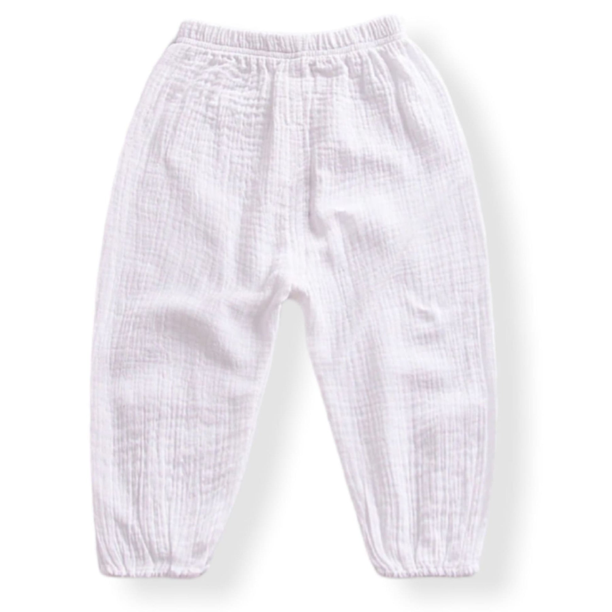 Pancho Summer Pants | Hunny Bubba Kids - White / 2T